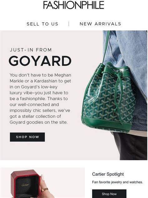 fashionphile goyard|why goyard is so exclusive.